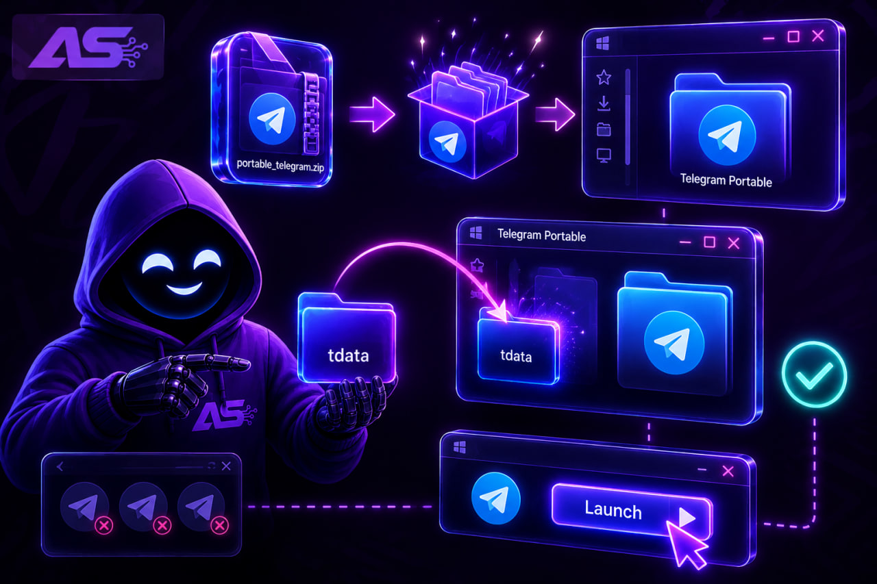 Как войти в телеграм аккаунт формата Тдата / Tdata