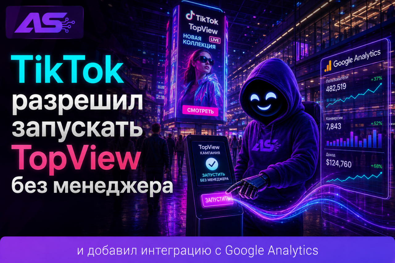 TikTok открывает TopView из кабинета